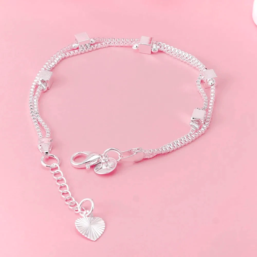 Bracciale Charm in Argento 925 – Donna, Matrimonio & Party, 20cm