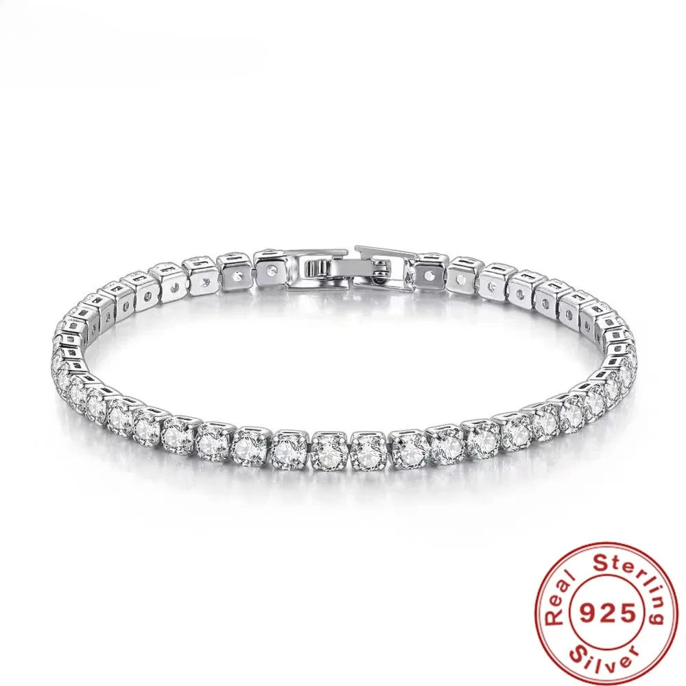 Bracciale Tennis in Argento 925 con Zirconi