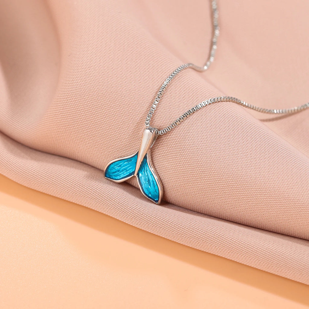 Collana Ciondolo Coda di Sirena in Argento 925 – Filo d'Oro