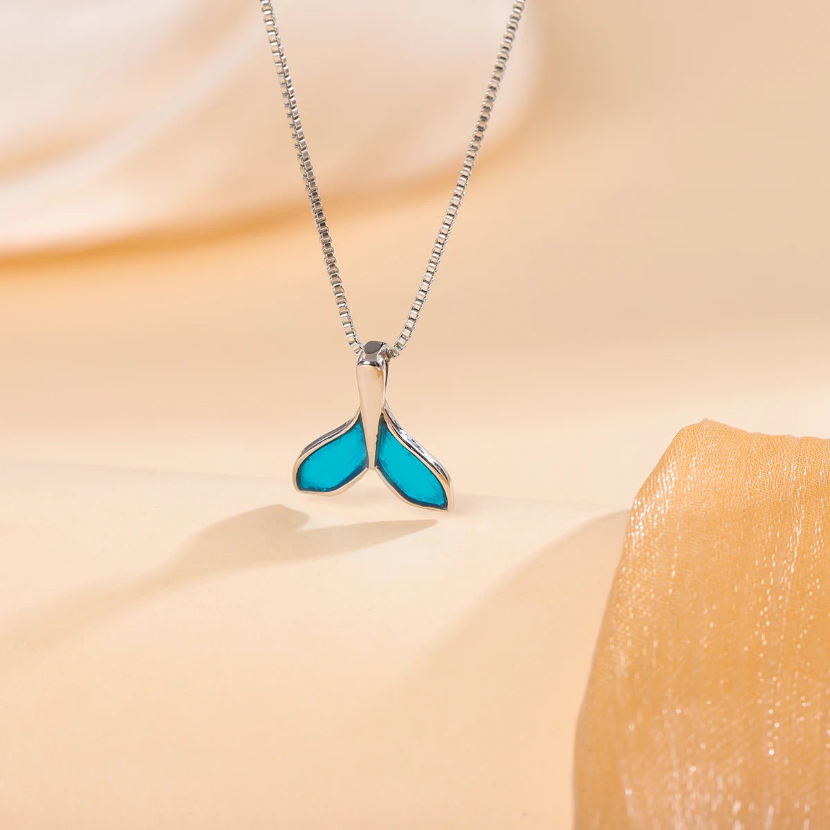 Collana Ciondolo Coda di Sirena in Argento 925 – Filo d'Oro