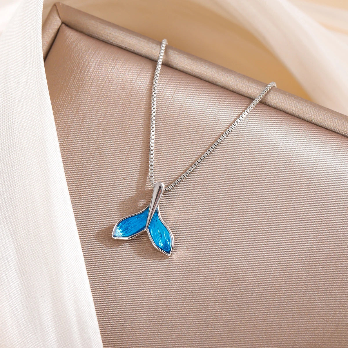 Collana Ciondolo Coda di Sirena in Argento 925 – Filo d'Oro