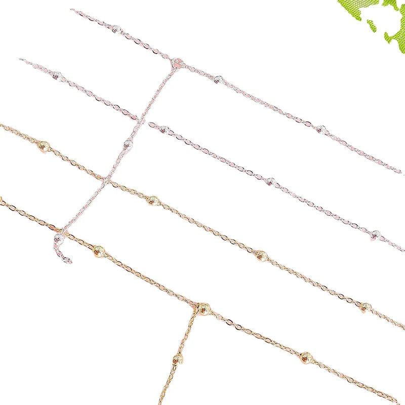 Collana Doppio Filo di Perle in Argento 925 – Filo d'Oro