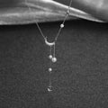 Collana Stella & Luna con Perle e Zirconi in Argento 925