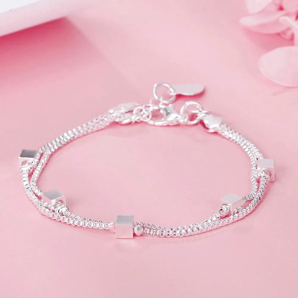 Bracciale Charm in Argento 925 – Donna, Matrimonio & Party, 20cm