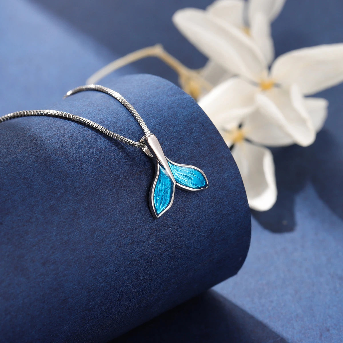 Collana Ciondolo Coda di Sirena in Argento 925 – Filo d'Oro